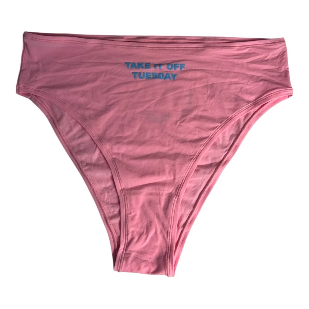 SKIMS Cotton Jersey Cheeky Panties | Take It Off Tuesday (2X) - Picture 2 of 3